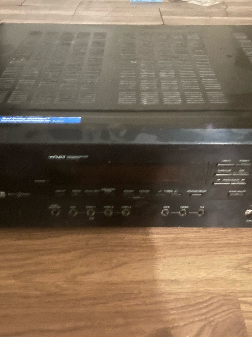 Yamaha Black AV Receiver - Compact Home Theater Amplifier